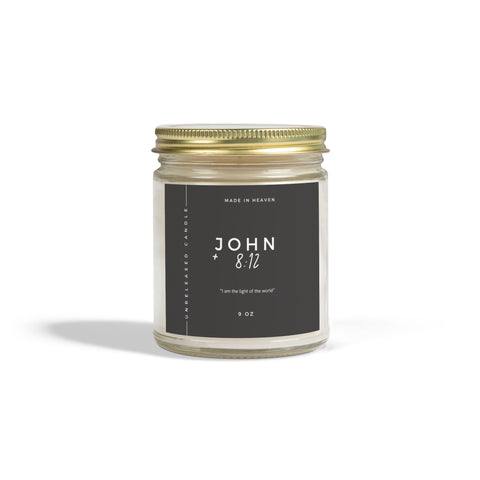 John 8:12 Candle (9oz)